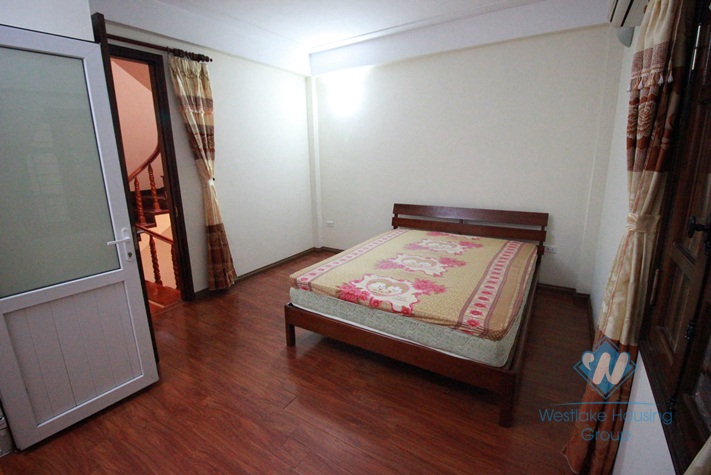Newly renovated house with 05 bedrooms for rent in Xuan Dieu Street, Tay Ho, Hanoi.